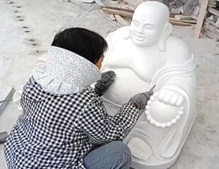 弥勒佛人物石雕