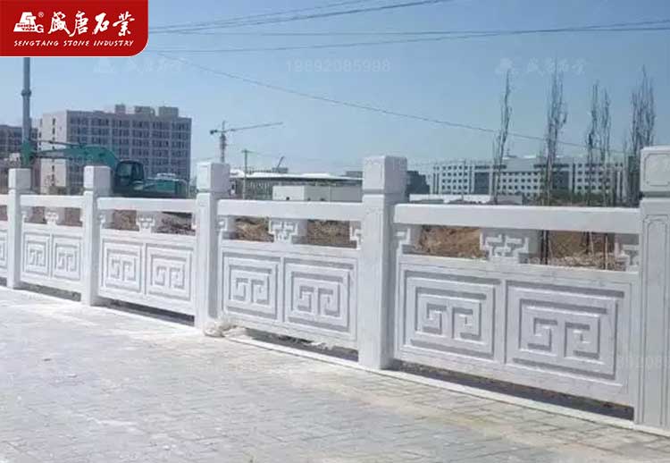 中式汉白玉石栏杆